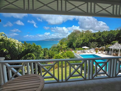 Madame Jardin 5 Bedroom Villa Above Magazine Beach With Sea View