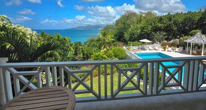 Madame Jardin 5 Bedroom Villa Above Magazine Beach With Sea View