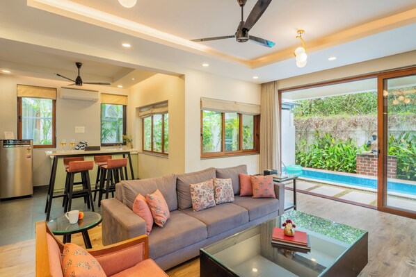 Interior - ELIVAAS Villa Valerie 3BHK Pool & Bar (Siolim)