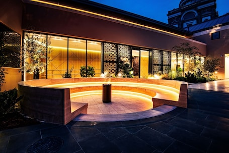 Terrasse/Patio. Villa Gran Panzió