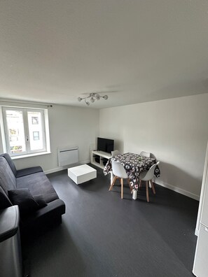 Living area - Charming fully furnished T2 (Chavanay)