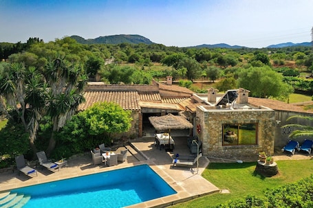 Pool. Villa Can Tia in Pollensa with Pool, Garden & Wi-Fi