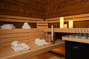Sauna - AU - KitzSki Apartment ski-in ski-out accommodation (Mittersill)