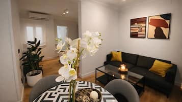 Standard Apartment, 1 Double Bed, Air conditioning | Living area