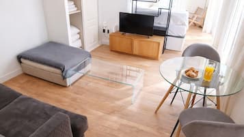 Down duvets, iron/ironing board, cots/infant beds, free WiFi