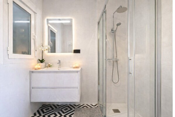 Suite Panoramique, vue ville | Salle de bain
