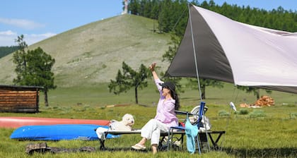 Serene 17-bedroom resort in Khatgal perfect for group getaways