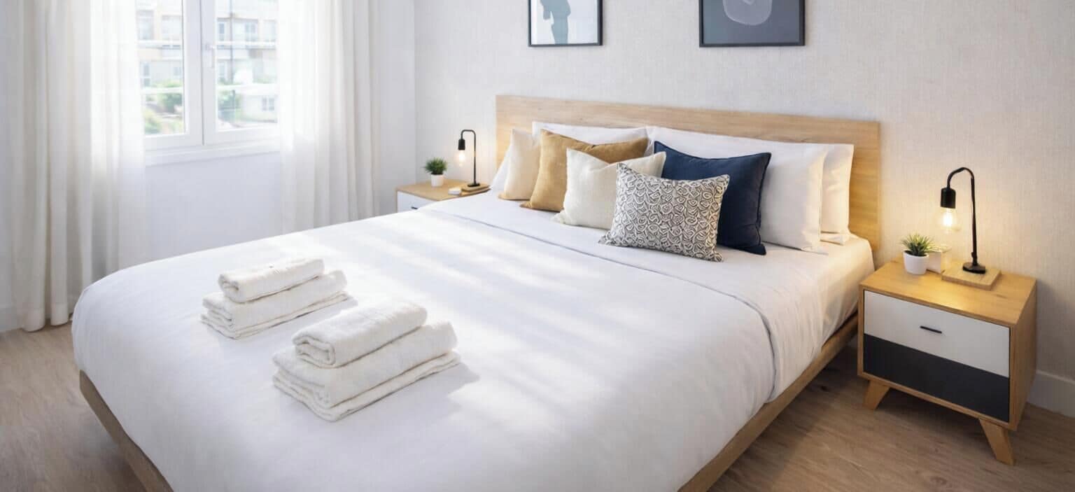Comfort appartement, uitzicht op stad | Donzen dekbedden, individueel gedecoreerd, individueel gemeubileerd