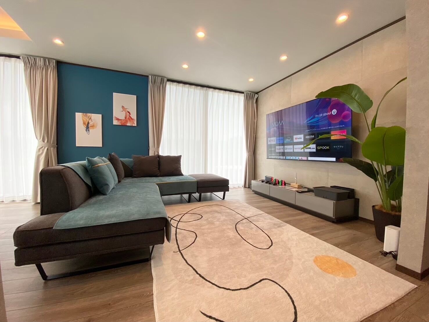 Deluxe Villa, Garden View | Living area