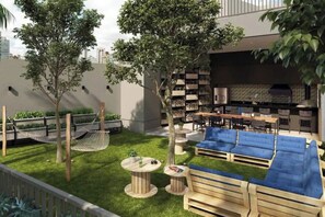 Outdoor dining - Modern & Quiet Loft in the heart of Pinheiros - Faria Lima Metro (São Paulo)