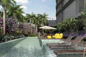 Pool - Modern & Quiet Loft in the heart of Pinheiros - Faria Lima Metro (São Paulo)