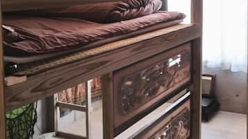 Chambre double de style japonais, 1 lit double, non-fumeur, vue jardin | Intérieur