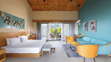 Premium Double Room, Mountain View | In-room safe, desk, iron/ironing board