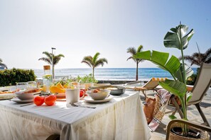 Outdoor dining - 1.1 Amapola Coral - Front Line Beach with Ter (Maspalomas)