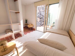 2 bedrooms, bed sheets - Villa Elisea - San Agustin (San Bartolomé de Tirajana)