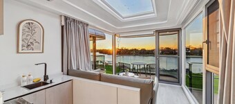 One-of-a-kind tiny home designed for an unforgettable stay by the beautiful San Jacinto River