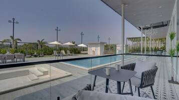 Deluxe Villa, Balcony | Pool