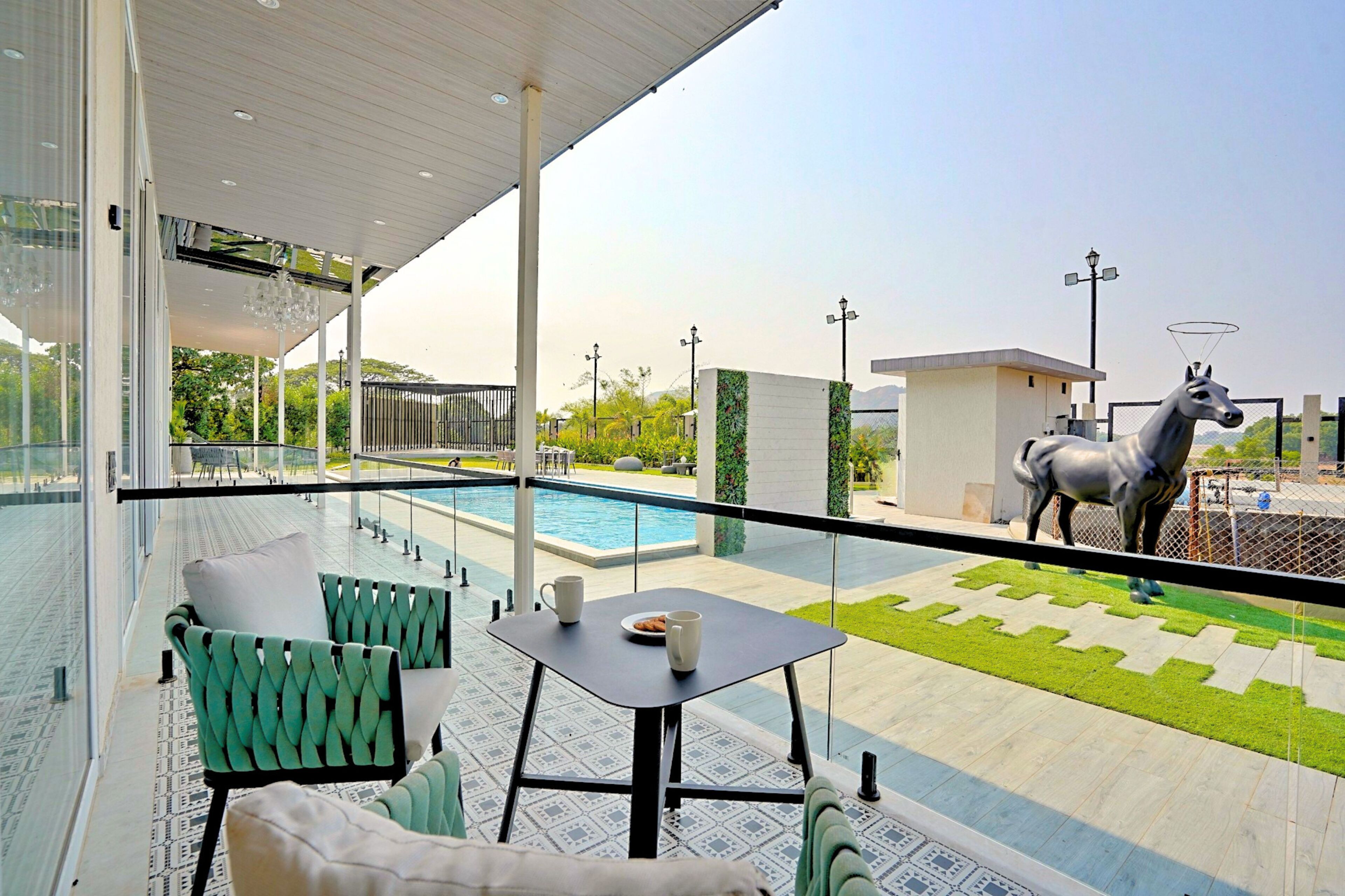 Deluxe Villa, Balcony | Outdoor dining