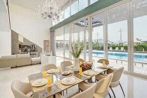 Dining - ELIVAAS Meraki Luxe 6BHK Glass Villa (Lonavala)