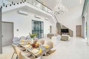 Dining - ELIVAAS Meraki Luxe 6BHK Glass Villa (Lonavala)