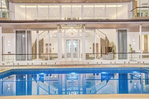 Outdoor pool - ELIVAAS Meraki Luxe 6BHK Glass Villa (Lonavala)