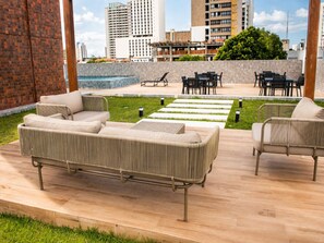 Outdoor dining - Flat no coração da Boa Vista – Palácio BoaVista (Recife)