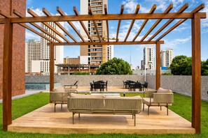 Outdoor dining - Flat no coração da Boa Vista – Palácio BoaVista (Recife)