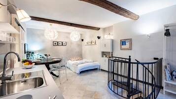 Standard-Apartment, 1 Schlafzimmer, Klimaanlage (L’Angolo Di Camogli - a minute walk) | Innenbereich