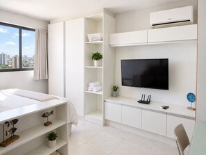 Iron/ironing board, WiFi, bed sheets - Golden Home shopping 2003 Flat boa viagem (Recife)