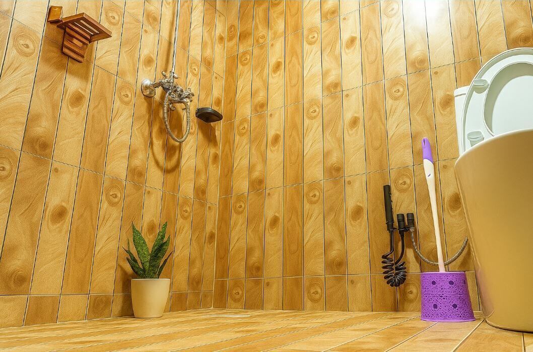 Habitación Deluxe doble, balcón, vistas al lago | Baño | Zapatillas