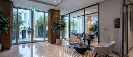 Apartment, Balcony, City View | Lobby