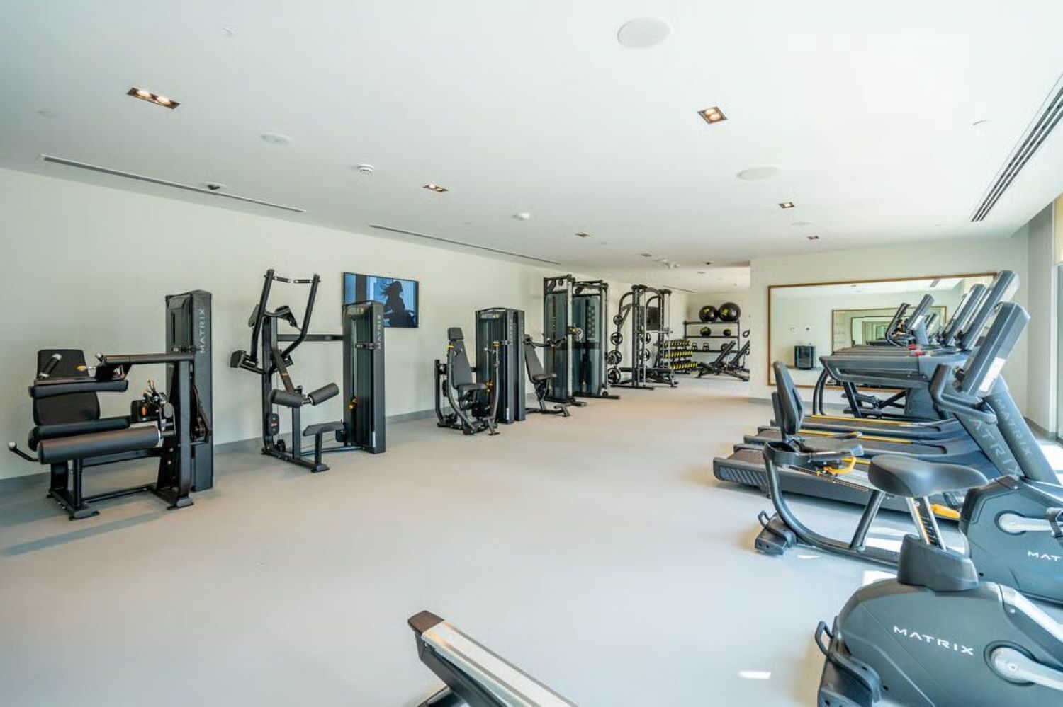 Appartement, balkon, uitzicht op stad | Fitnessfaciliteiten