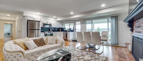 Vista frontal de la propiedad