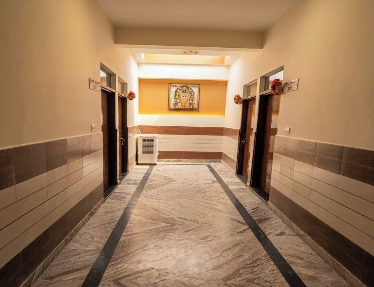 Interior entrance