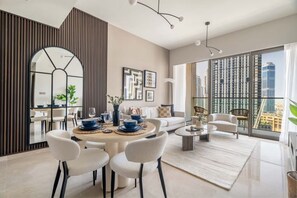 Living area - Luxurious 1BR at Grande Downtown (Dubai)