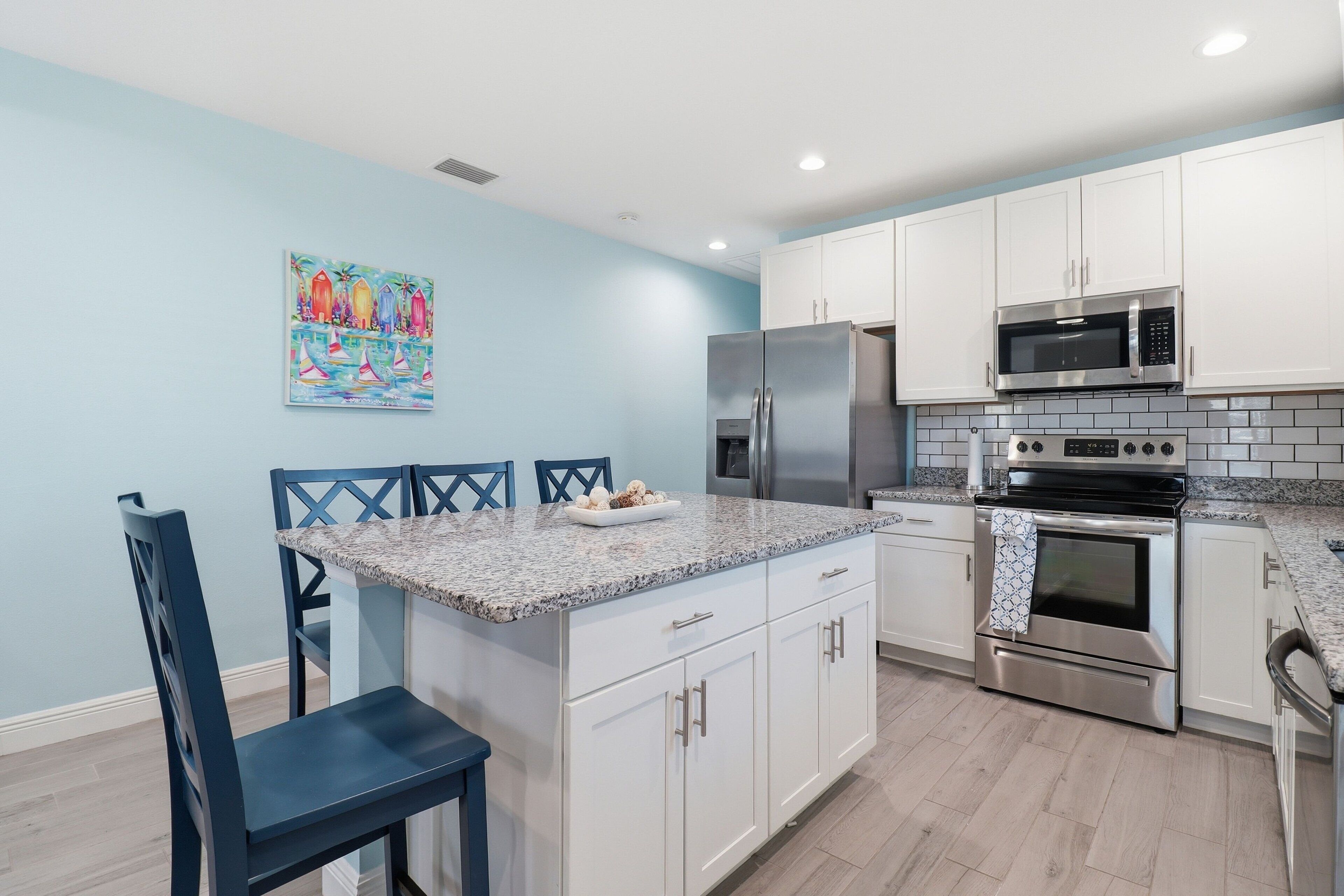 Duplex, 2 quartos | Cozinha privada | Geladeira, fogão, cafeteira/chaleira, torradeira
