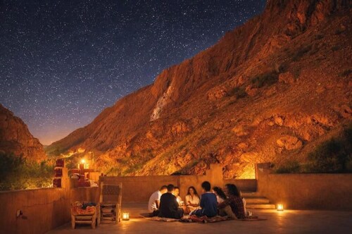 Auberge des peupliers, gorges du dades ,route du merzouga ,sud du maroc