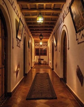 Interior - Auberge des peupliers, gorges du dades, merzouga road, southern morocco (boumalne dades)