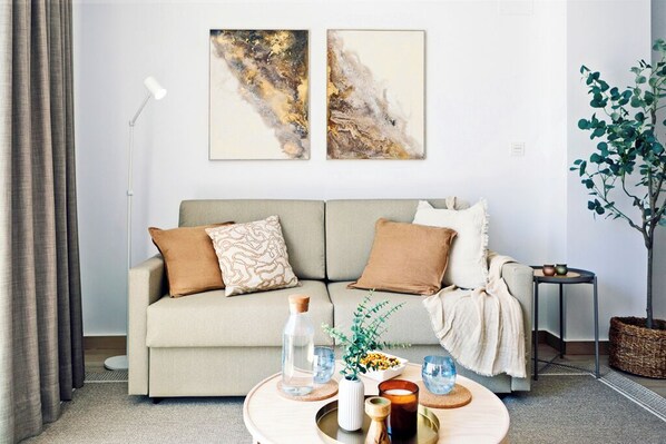 Appartement Familial, balcon | Coin séjour