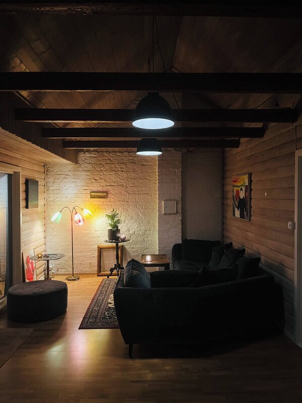 Apartment, 2 Bedrooms, Balcony | Living room - Penthouse in Farsund (Farsund)