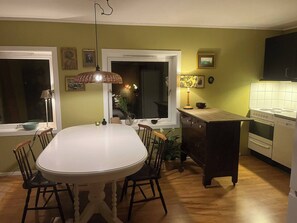 Apartment, 2 Bedrooms, Balcony | Dining room - Penthouse in Farsund (Farsund)