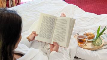 Dobbeltrom, balkong, byutsikt