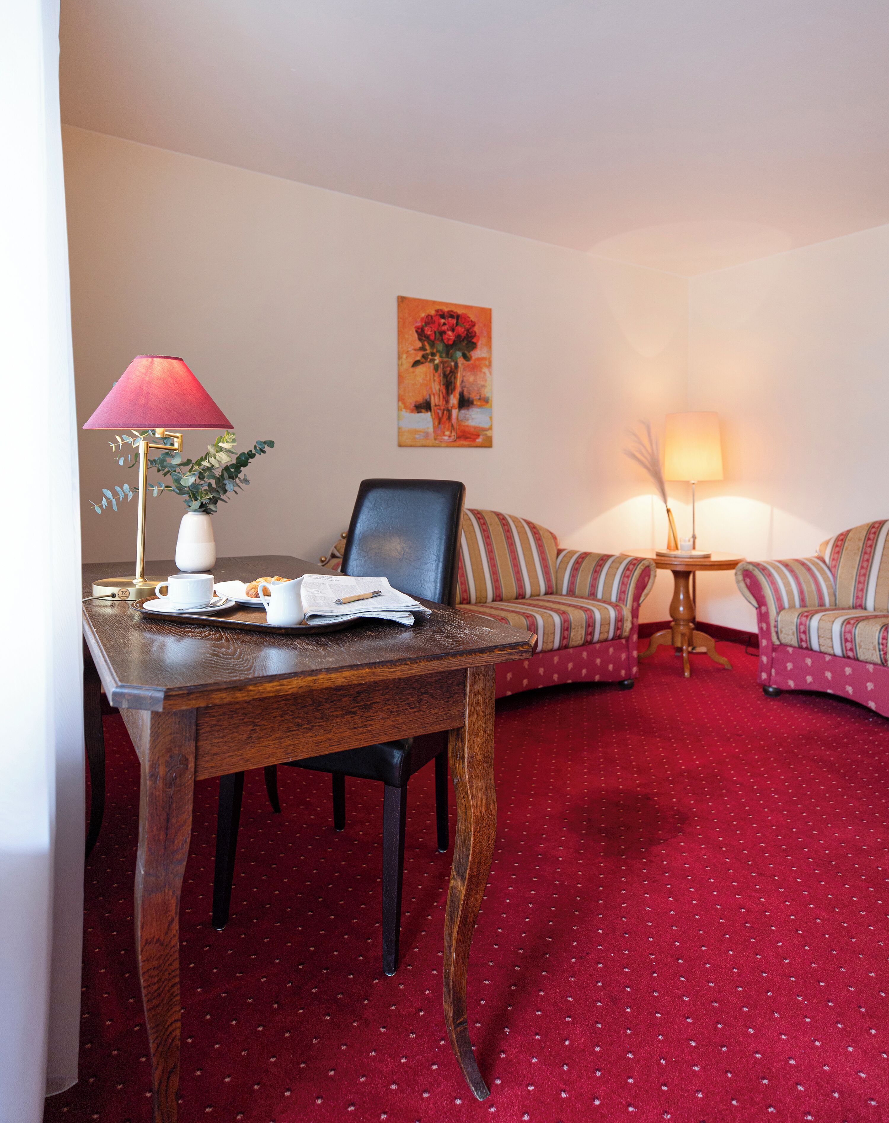 Chambre Double, balcon, vue ville