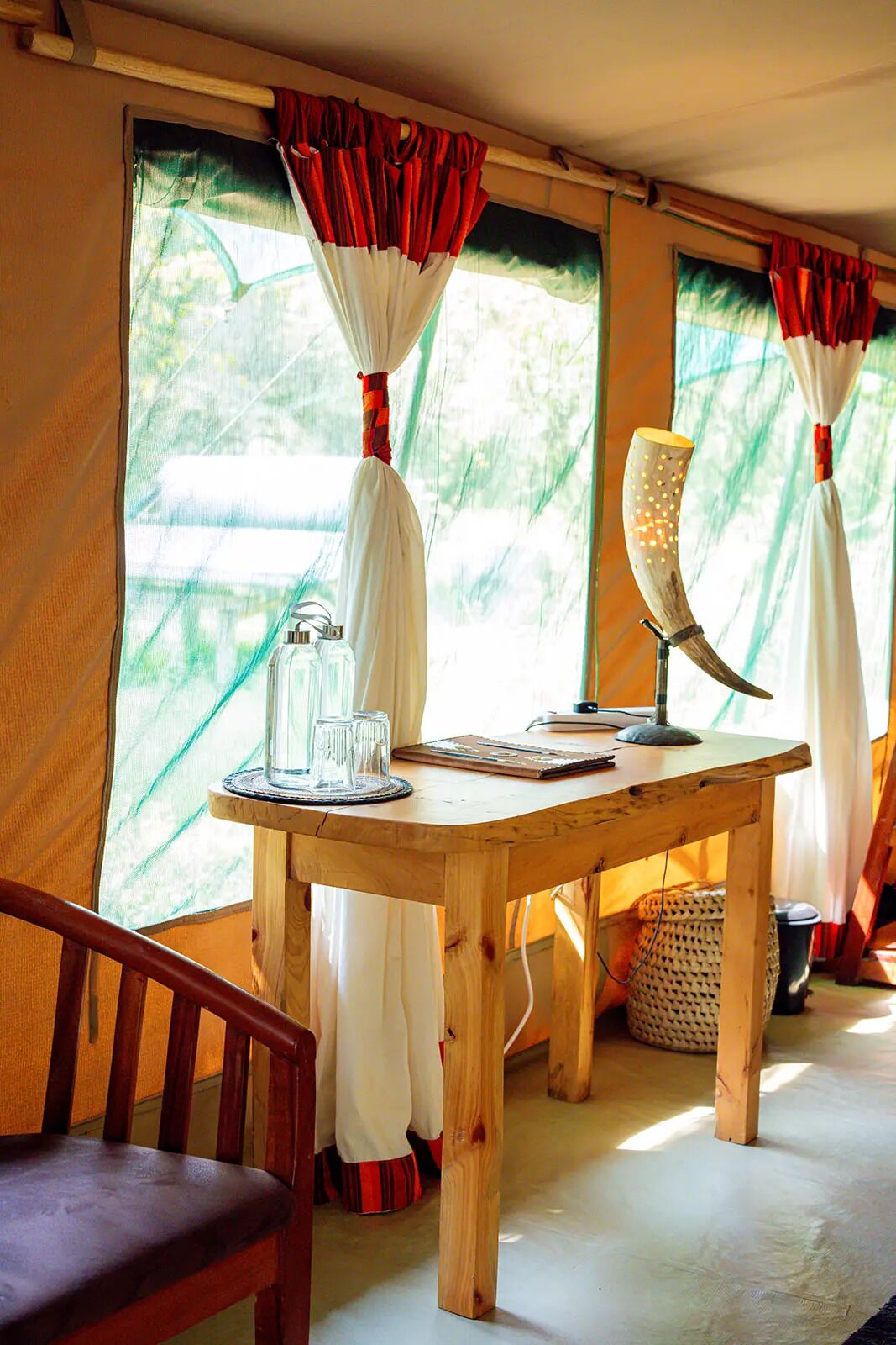 Superior Tent, River View | Dining