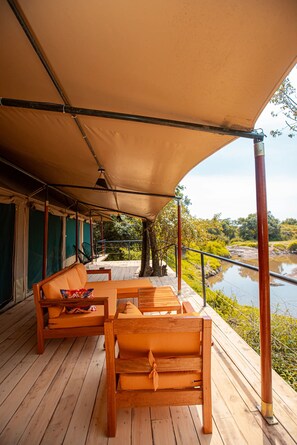 Luxury Suite, River View | Terrace/patio