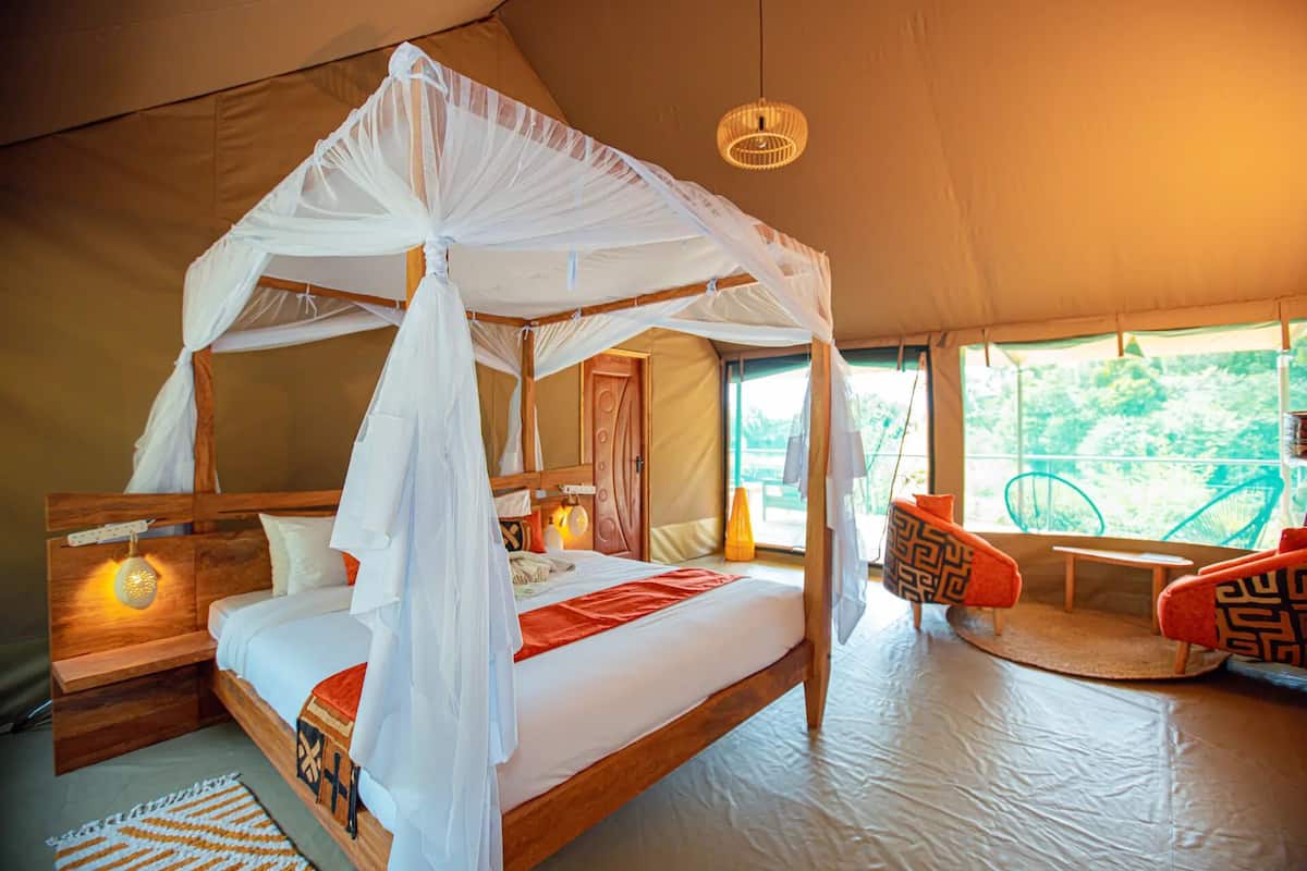 Luxury Suite, River View | Premium bedding, down comforters, memory foam beds, in-room safe