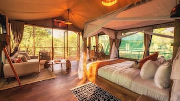 Premium bedding, down duvets, memory-foam beds, in-room safe