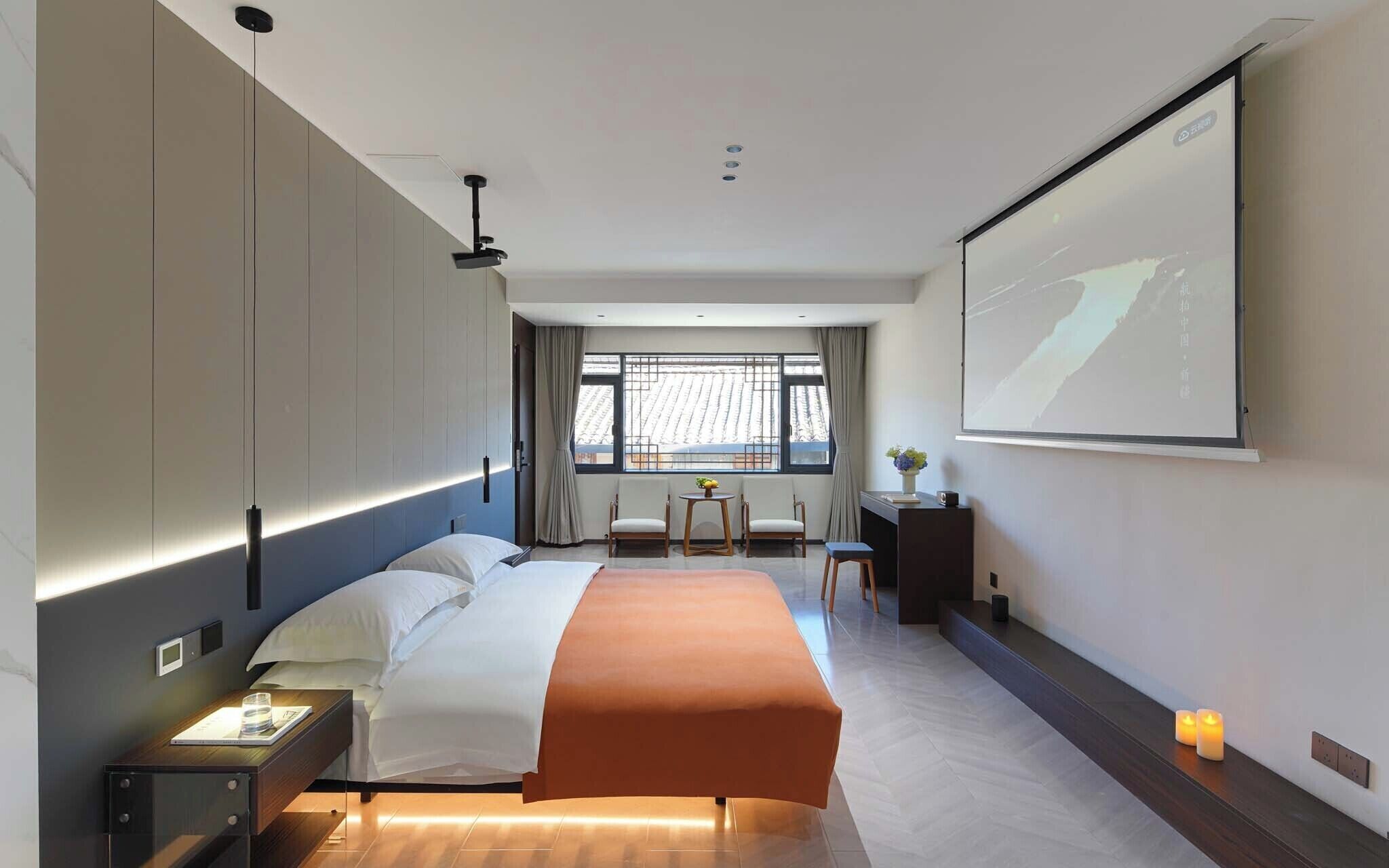 Luxury-Doppelzimmer, Gartenblick | Wohnbereich