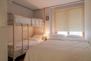 쿼드룸, 침대(여러 개), 금연, 전용 욕실