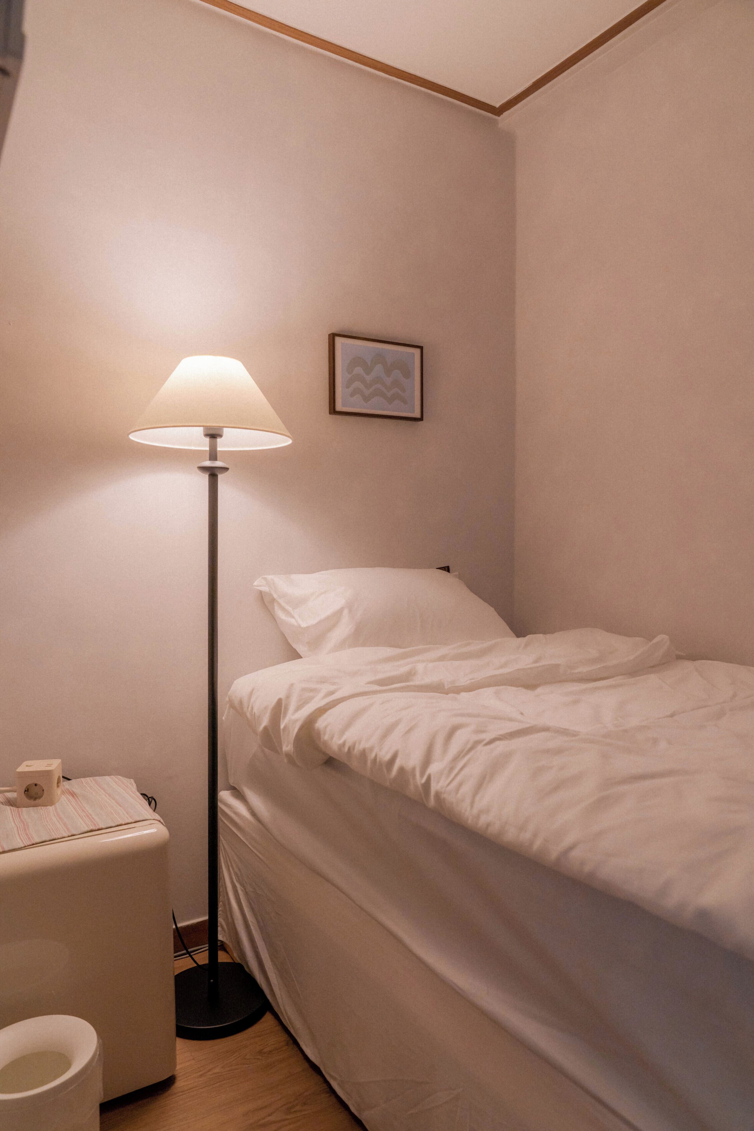 싱글룸, 슈퍼싱글침대 1개, 금연, 전용 욕실